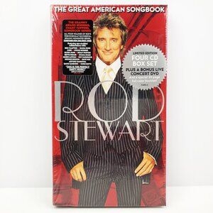 Rod Stewart Great American Songbook 4-Disc CD Box Set DVD 2005 Sealed